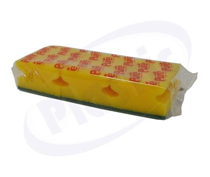 Снимка на Гъба домакинска 3 бр. 9х7х4.5 см. PURE 70 пак./кашон  с канал