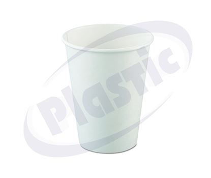 Снимка на Картонени чаши 12oz БЕЛИ за студена напитка, 20х65 бр./кашон