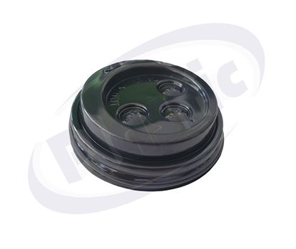 Снимка на Капак за топла напитка Ф71 ЧЕРЕН 7oz L71BLD, 50х100 бр./кашон