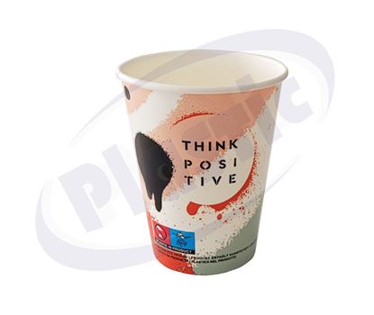 Снимка на Картонени чаши 12oz Ф90 20х50 бр./к. за студена напитка И